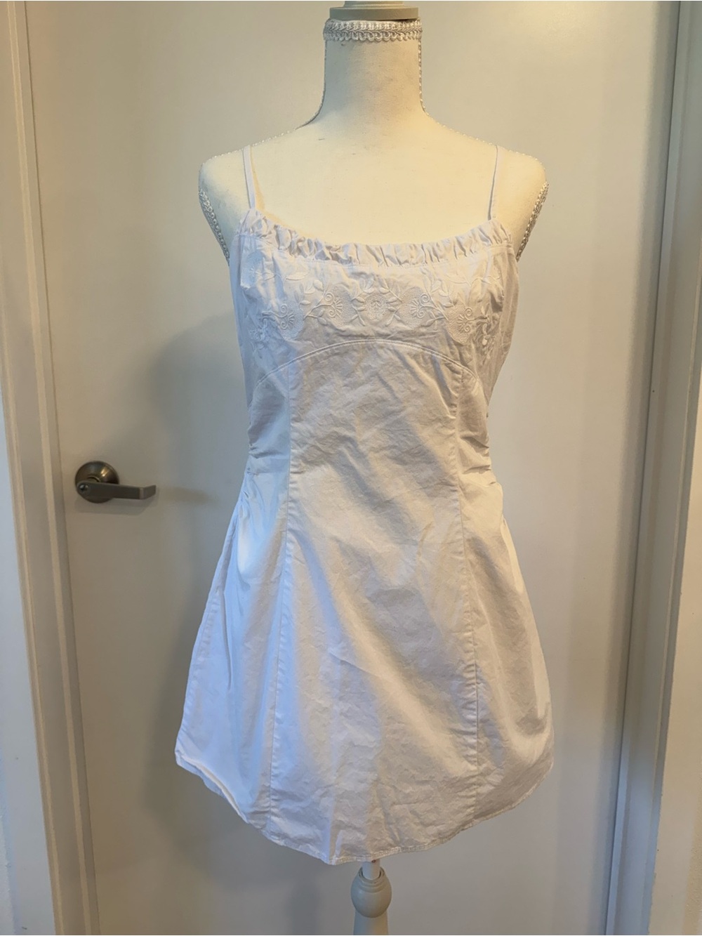 LA Hearts Floral Embroidered Mini Dress